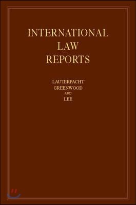 The International Law Reports: Volume 156