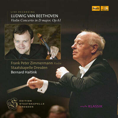 Frank Peter Zimmermann — Frank Peter Zimmermann 베토벤: 바이올린 협주곡 (Beethoven: Violin Concerto op.61) 앨범 커버