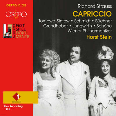 Horst Stein 슈트라우스: 오페라 '카프리치오' (Strauss: Capriccio - Live Recording 1985)