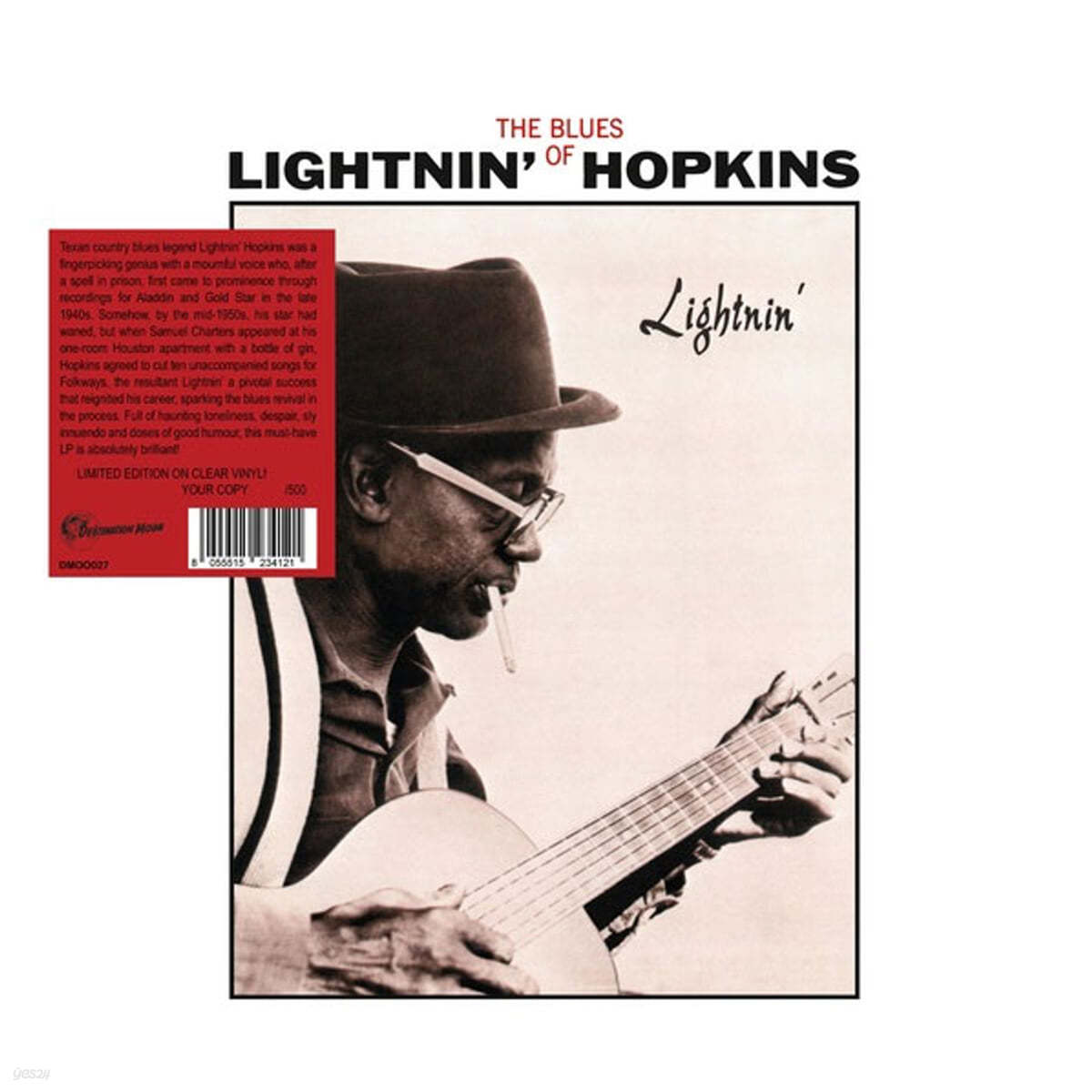 Lightnin Hopkins (라이트닝 홉킨스) - The Blues of Lightnin&#39; Hopkins [투명 컬러 LP]
