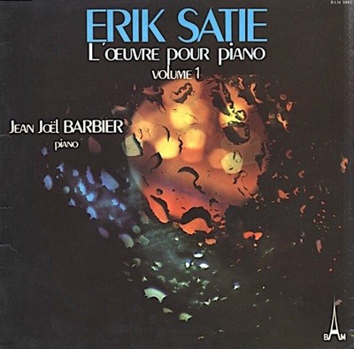 [][LP] Jean-Joel Barbier - Erik Satie: Luvre Pour Piano Volume 1 [Gatefold]