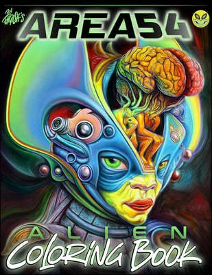 Ron English's Area 54 Alien Coloring Book: A Ron English Coloring Book