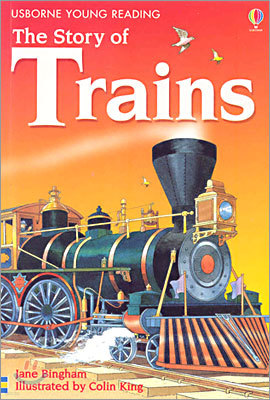 [߰-] Usborne Young Reading 2-24 : The Story of Trains