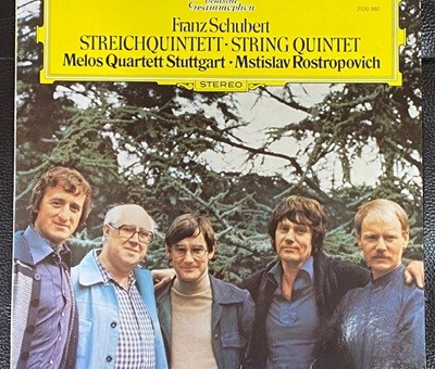 [LP] 멜로스 콰르텟,로스트로포비치 - Melos Quartett,Rostropovich - Schubert String Quintet LP [독일반]