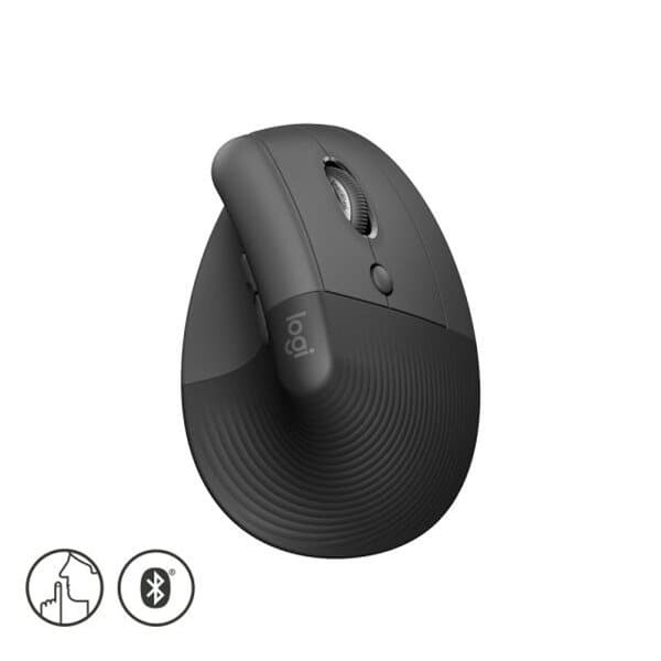 로지텍코리아 LIFT [왼손] 컴팩트 인체공학 아시안핏 무선 마우스 그라파이트