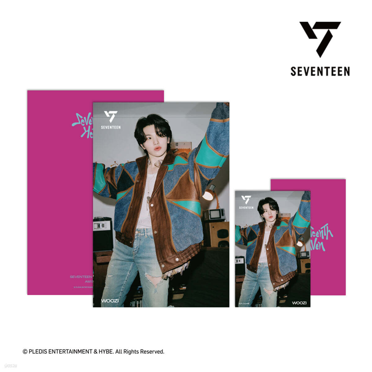 [SEVENTEEN - SEVENTEENTH HEAVEN] 3D 렌티큘러 엽서 [AM 5:26 ver.][우지 ver.]