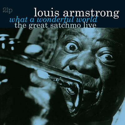 Louis Armstrong (루이 암스트롱) - Great Satchmo Live [스카이 블루 마블 컬러 2LP]