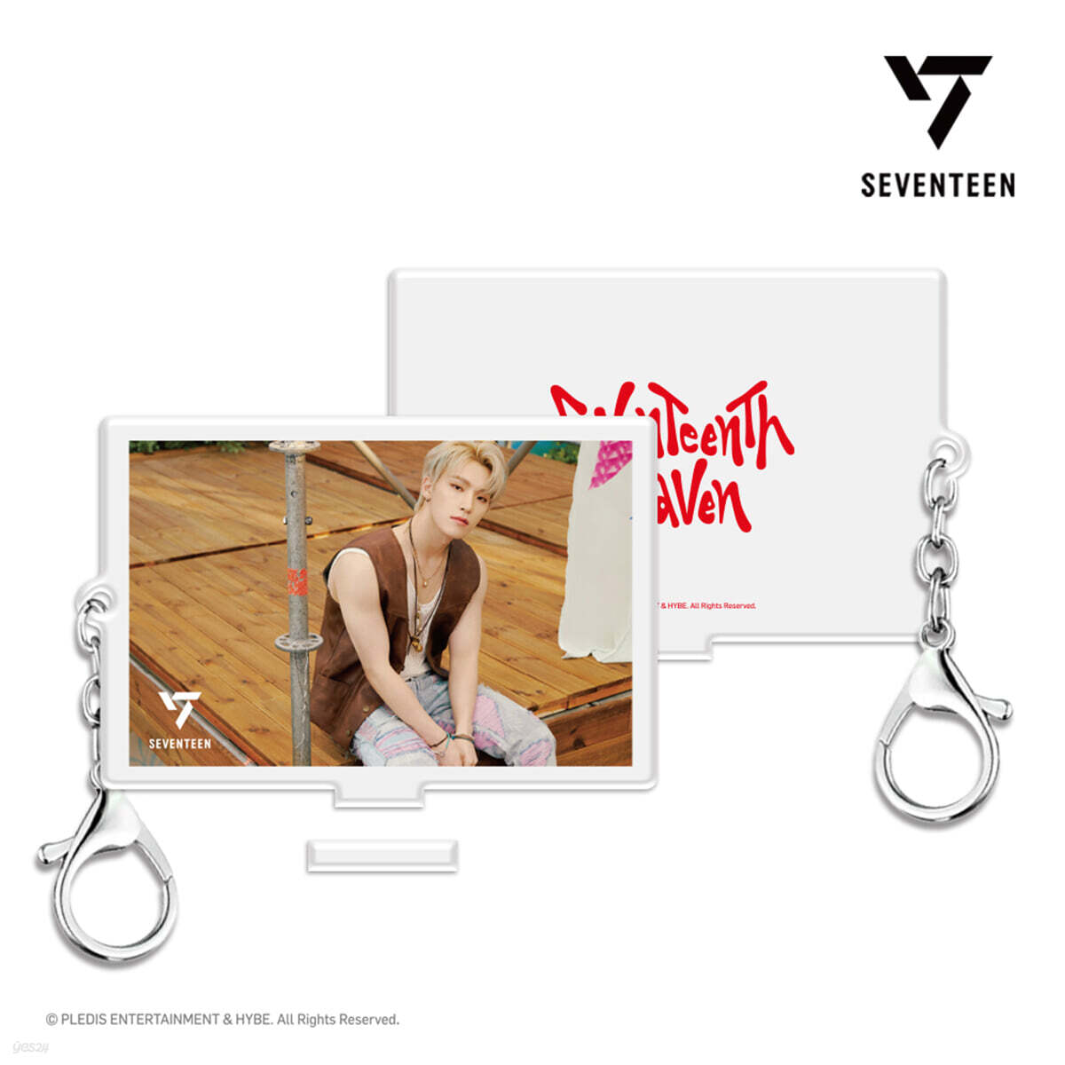 [SEVENTEEN - SEVENTEENTH HEAVEN] 3D 렌티큘러 아크릴키링 & 스탠드 [PM 2:14 ver.][디노 ver.]