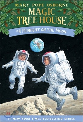 [߰-] Magic Tree House #8 : Midnight on the Moon