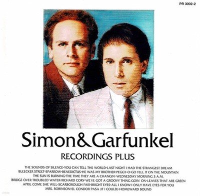 [수입][CD] Simon & Garfunkel - Recording Plus [+8 Bonus Track]