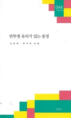 신은희 주수자 시집(초판본) - 반투명 유리가 있는 풍경