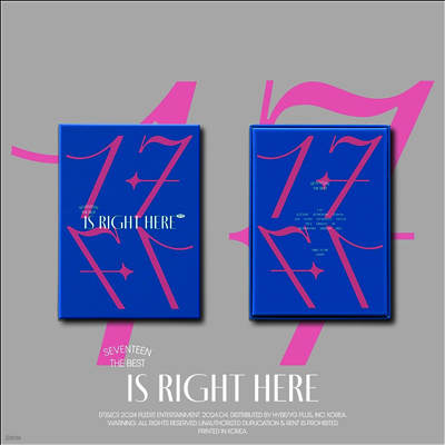 세븐틴 (Seventeen) - Seventeen Best Album - 17 Is Right Here (Dear Version)(하드커버 바인더 랜덤)(2CD)