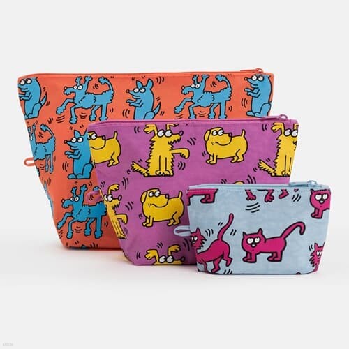 []  Ŀġ 3size Ʈ Keith Haring Pets