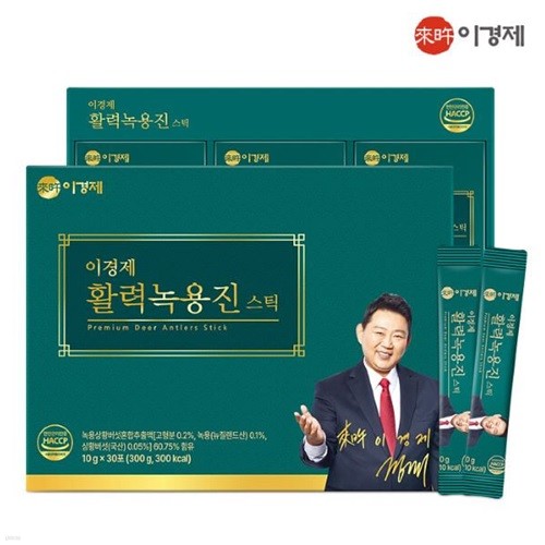 이경제 활력녹용진 스틱 10gx30포