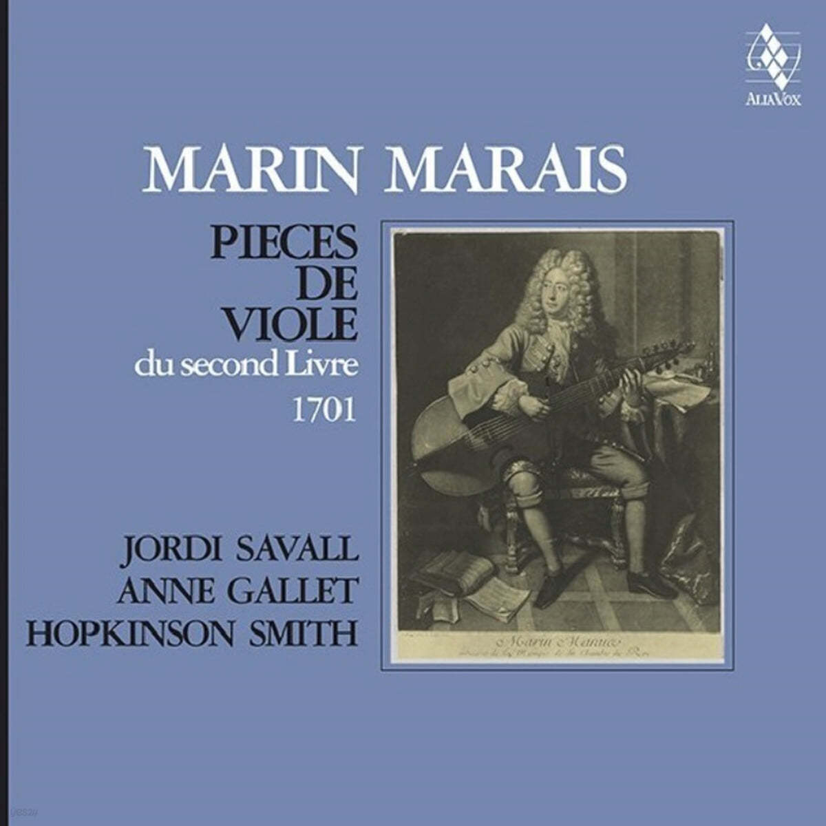 Jordi Savall 마랭 마레: 비올 작품집 2권 (Marais: Pieces De Viole Du Second Livre 1701) [LP]