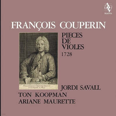 Jordi Savall — Jordi Savall 쿠프랭: 비올 작품집 (Couperin: Pieces De Violes 1728) 앨범 커버