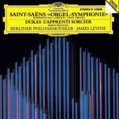 Saint-Saens : "Orgel - Symphonie" - 제임스 레바인 (James Levine)(US발매)