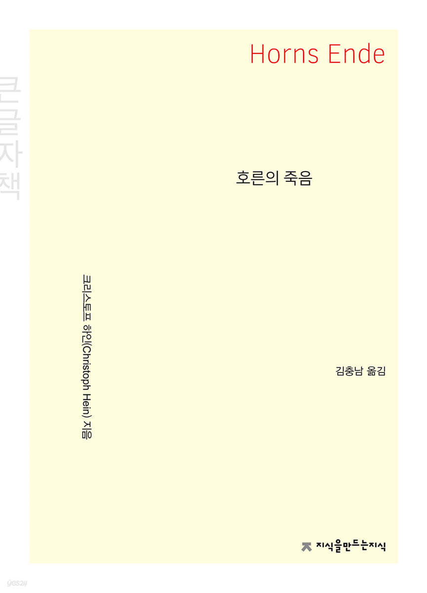 호른의 죽음 (큰글자책)