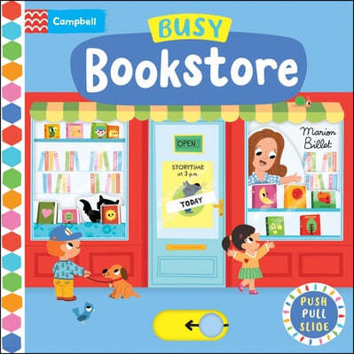 Busy Bookstore: Push, Pull, Slide