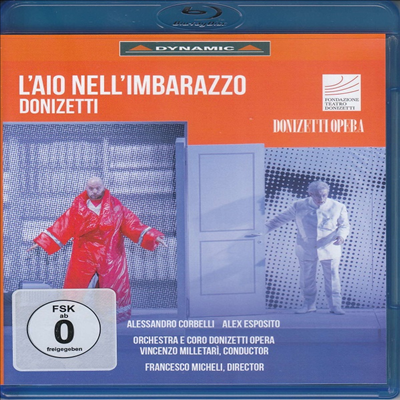 도니체티: 오페라 '난처한 가정교사' (Donizetti: Opera 'L'Aio nell'Imbarazzo') (한글자막)(Blu-ray) (2024) - Vincenzo Milletari