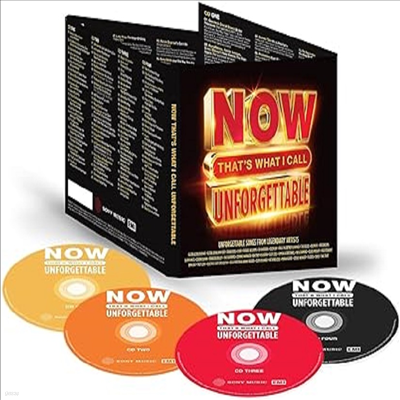 Now Various Artists - Now That's What I Call: Unforgettable (Digipack)(4CD)