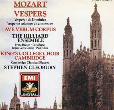 킹스 칼리지 합창단 - King's College Choir Cambridge - Mozart Vespers [U.K발매]