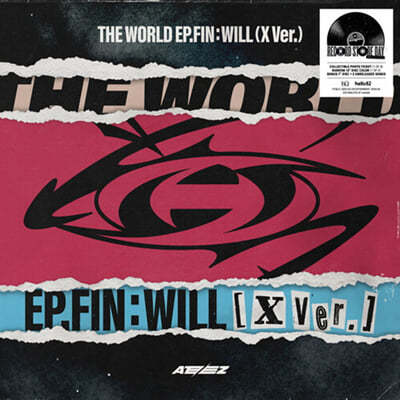 에이티즈 (ATEEZ) - The World EP.Fin : Will (X Ver.) [7인치 Vinyl + 랜덤 컬러 LP] 