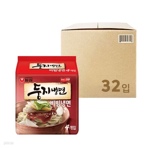 [농심]둥지냉면 비빔냉면 (162g x 32개) (멀티팩)