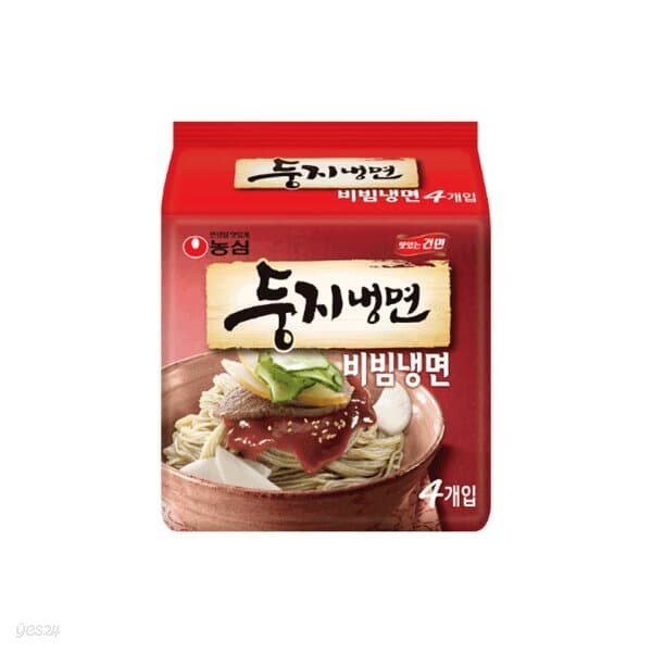 [농심]둥지냉면 비빔냉면 (162g x 4개)