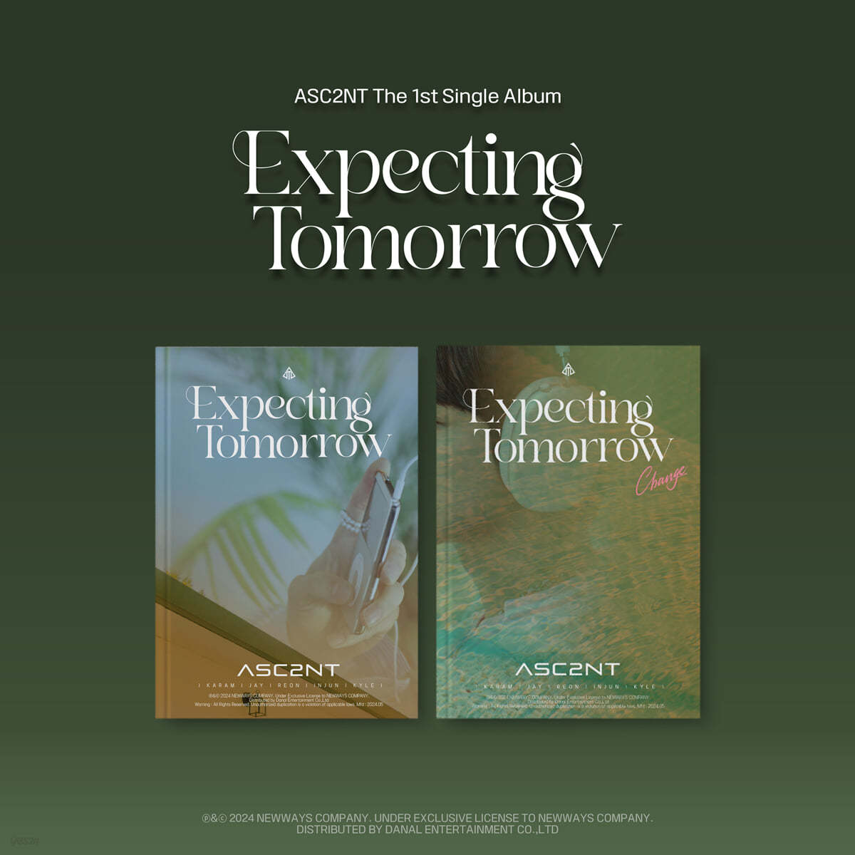 ASC2NT (어센트) - 싱글앨범 1집 : Expecting Tomorrow [2종 SET]