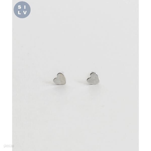 (silver925) heart earring