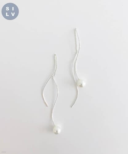 (silver925) wave earring