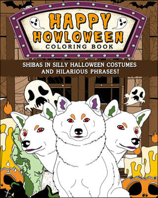 Shibas Happy Howloween Coloring Book