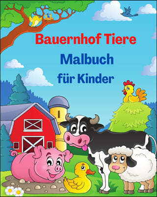 Bauernhof Tiere Malbuch fur Kinder