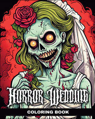 Horror Wedding Coloring Book