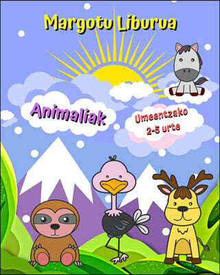 Blurb Margotu Liburua Animaliak Umeentzako 2-5 urte