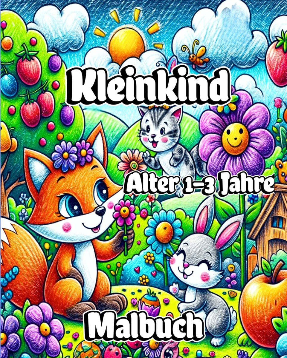 Kleinkind Malbuch Alter 1-3 Jahre