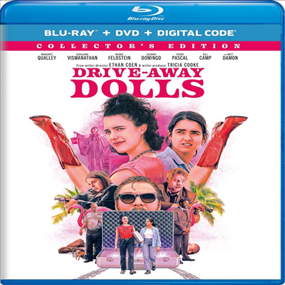 Drive-Away Dolls (Collector's Edition) (̺  ) (2024)(ѱ۹ڸ)(Blu-ray + DVD)