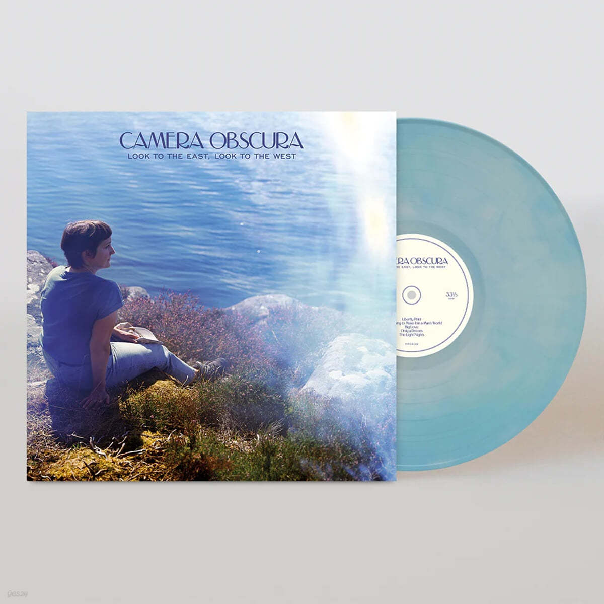 Camera Obscura (카메라 옵스큐라) - Look to the East, Look to the West [베이비 블루 &amp; 화이트 갤럭시 컬러 LP]