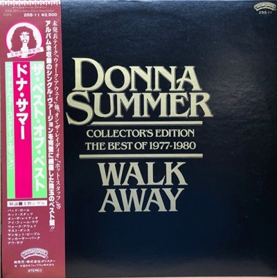 [일본반][LP] Donna Summer - Walk Away Collector‘s Edition (The Best Of 1977-1980)