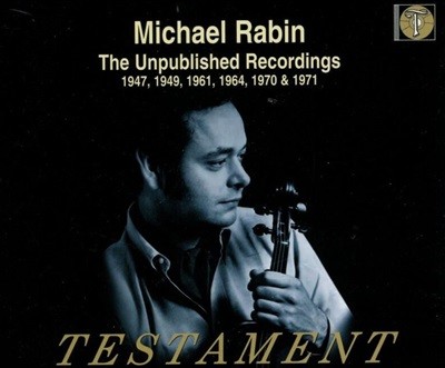 Ŭ  - Michael Rabin - The Unpublished Recordings 1947,1949,1961,1964,1970 & 1971 3Cds [U.K߸]