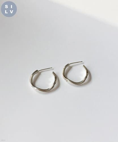 (silver925) crop earring
