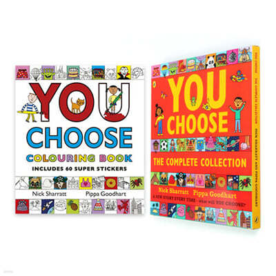 You Choose Collection 페이퍼백 5종 세트 (Sticker Book 1종 포함)