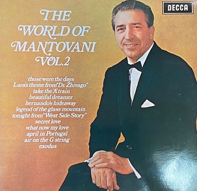 [LP] 만토바니 - Mantovani - The World Of Mantovani Vol.2 LP [성음-라이센스반]
