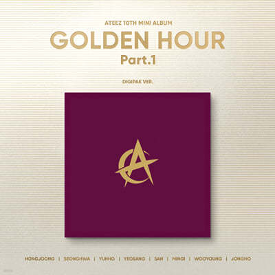 Ƽ (ATEEZ) - GOLDEN HOUR : Part.1 [Digipak VER.][ 8  1  ߼]