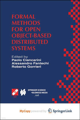 Formal Methods for Open Object-Based Distributed Systems