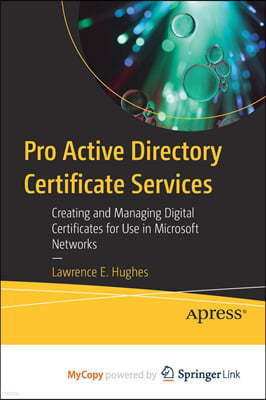 Pro Active Directory Certificate Services