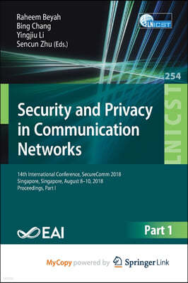 Security and Privacy in Communication Networks