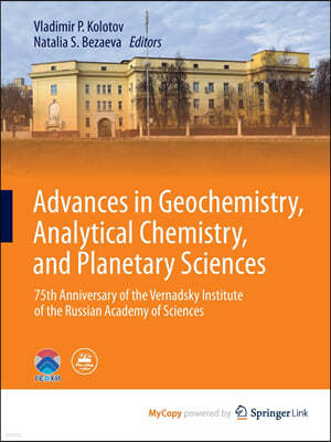 Advances in Geochemistry, Analytical Chemistry, and Planetary Sciences