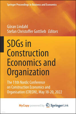 SDGs in Construction Economics and Organization
